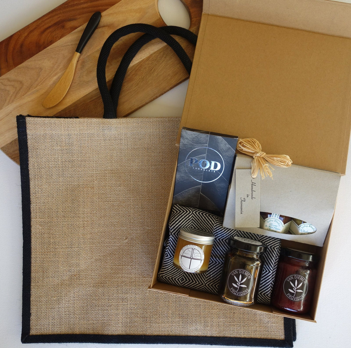 Tasmanian gifts Gift Hamper Tasmania Eco by design gifts