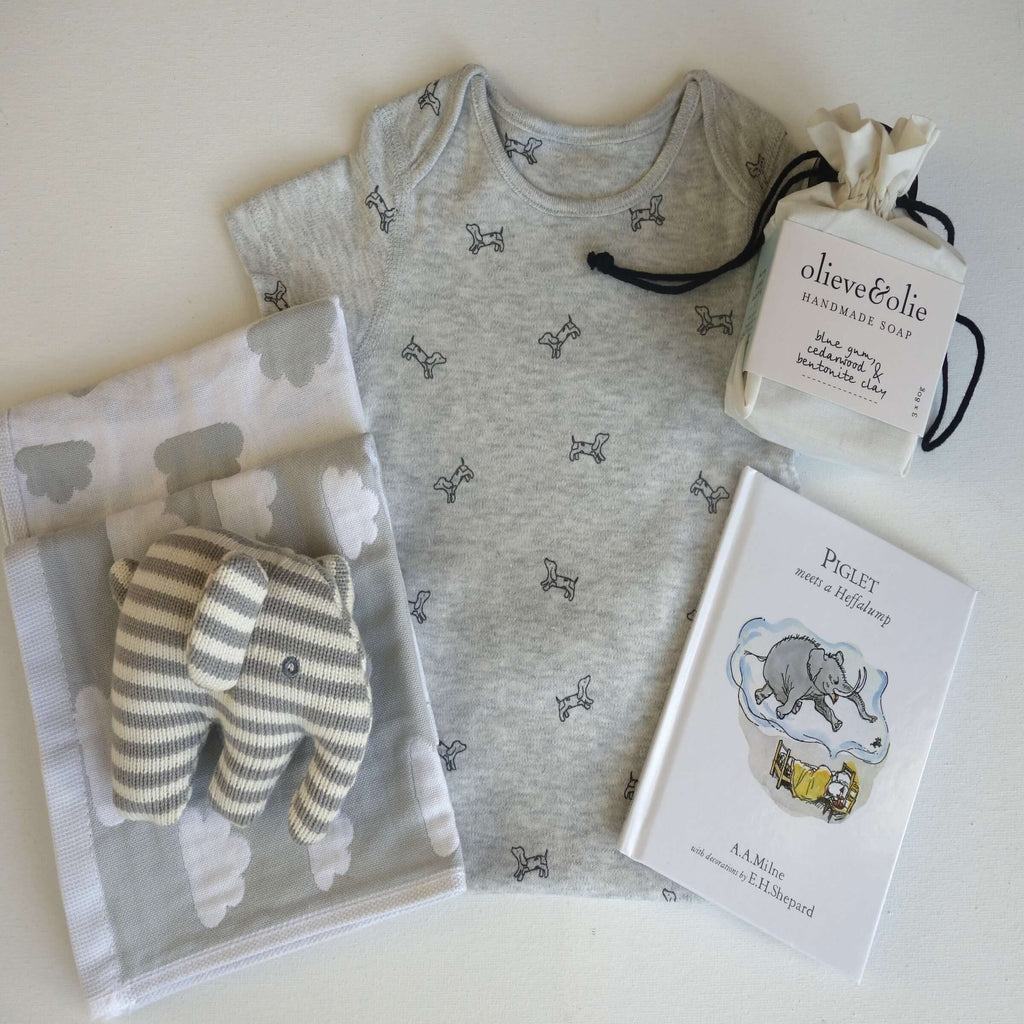 baby gift unisex pale grey | Eco by design gifts 