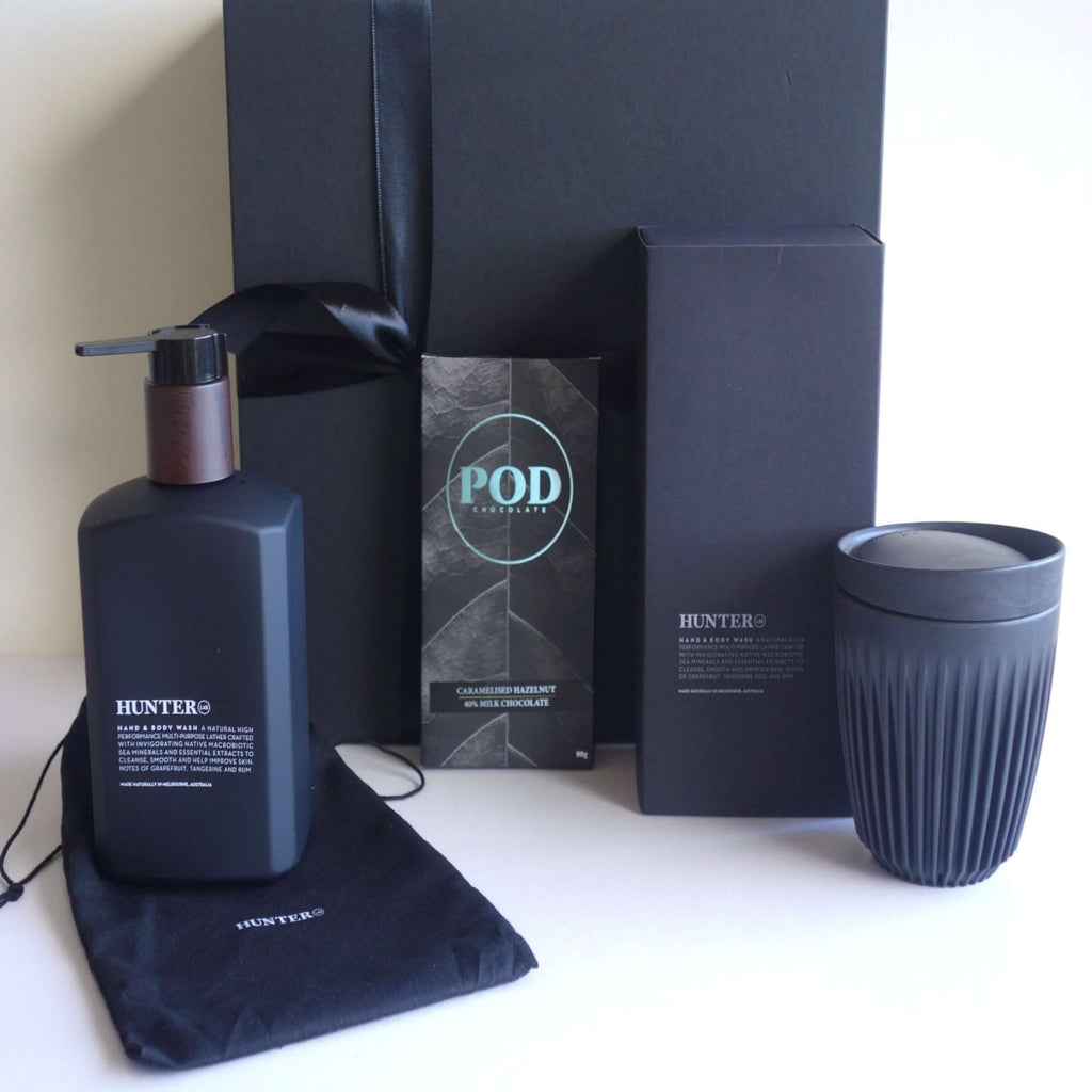 black mens gift box | eco by design gifts